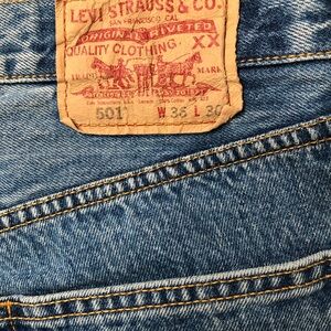 Levi’s Mens 501 Jeans 36X30.